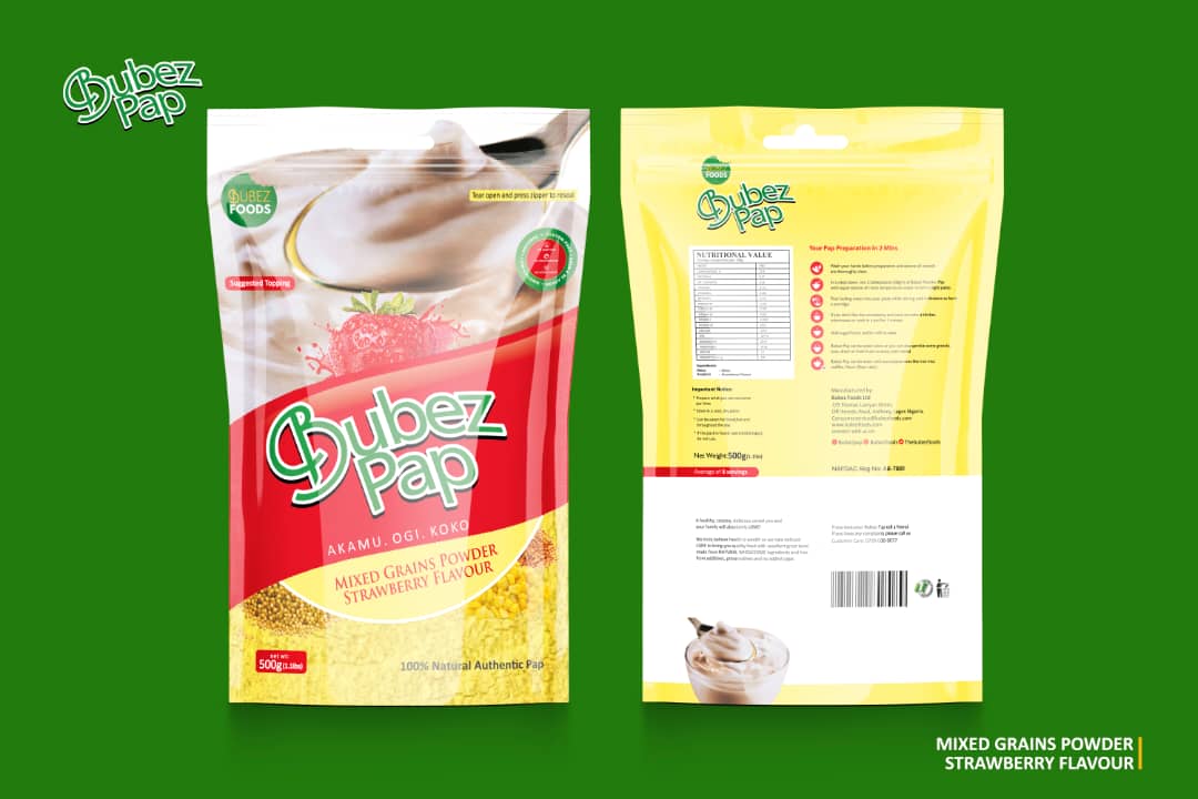 Bubez Powdered Pap – Box of 5 | Bubezfoods | US